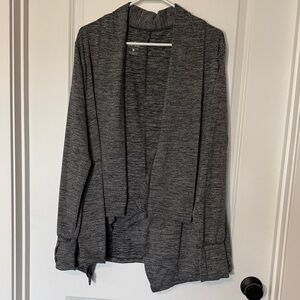 Nike Dri-FIT Gray open front cardigan